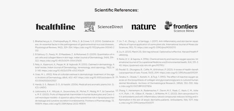 ReviTag® Scientific references